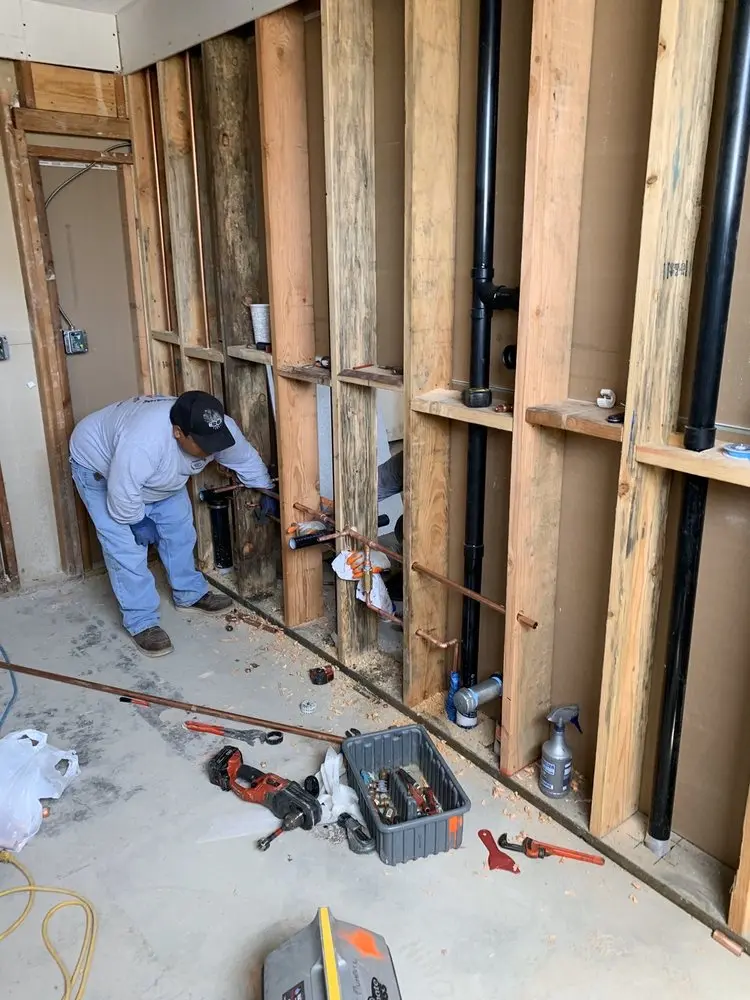 Commercial rough-in plumbing for Gas Line Repair in Monticello